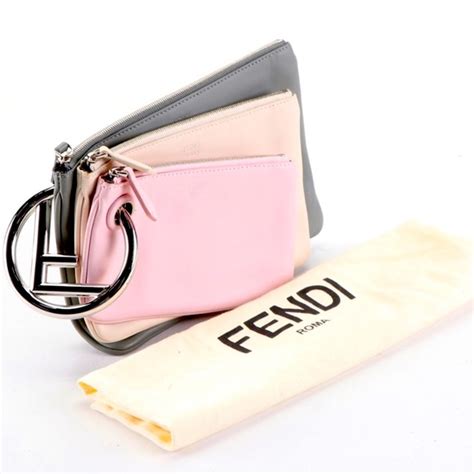 fendi triplette pouch|Women's Fendi Handbags .